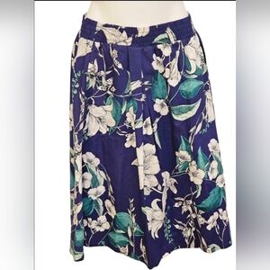 Cynthia Rowley Blue A-line Knee-length Pleated Skirt for Casual Wear